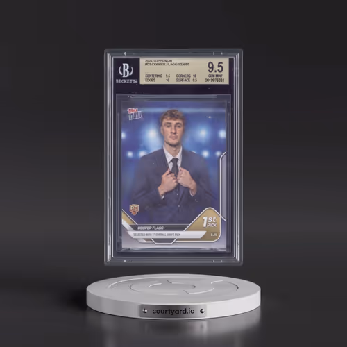 2025 Topps Now Draft #D1 Cooper Flagg (BGS 9.5 GEM MINT)