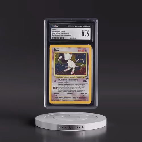 1999 Black Star Promos #9 Mew - Pokémon League (Holo) (CGC 8.5 NM-MT+)