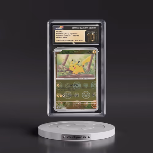 2023 Pokémon Card 151 #025/165 Pikachu - Reverse Holo Poké Ball (CGC 10 PRISTINE)