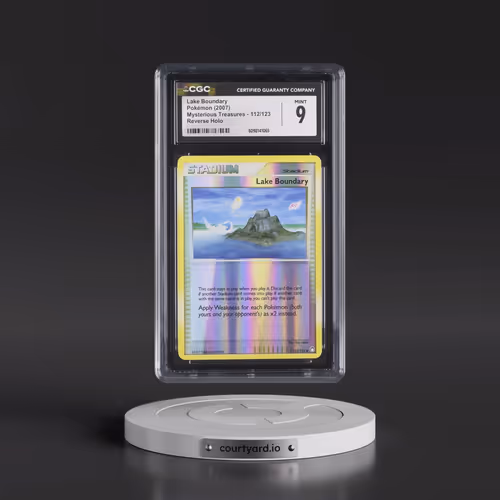 2007 Mysterious Treasures #112/123 Lake Boundary - Reverse Holo (CGC 9 MINT)