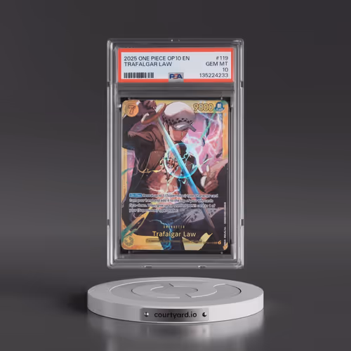 2025 One Piece OP10-Royal Blood #119 Trafalgar Law (PSA 10 GEM MINT)