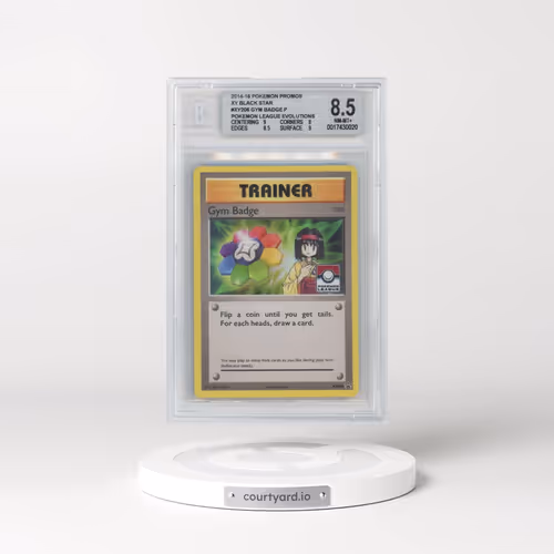 2014 Pokémon XY Black Star Promos #XY206 Gym Badge P/(Pokemon League Evolutions 4 Season; 2016-2017