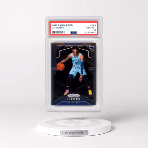 2019 Panini Prizm #249 Ja Morant (PSA 10 GEM MINT)
