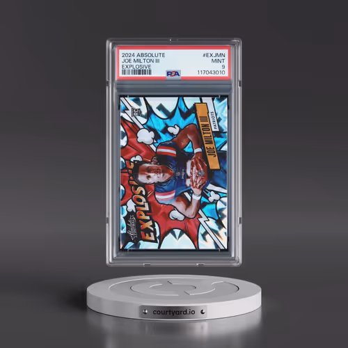 2024 Panini Absolute Explosive #EXJMN Joe Milton III (PSA 9 MINT)