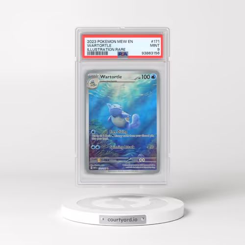 2023 Pokémon Mew EN-151 #171 Wartortle - Illustration Rare (PSA 9 MINT)