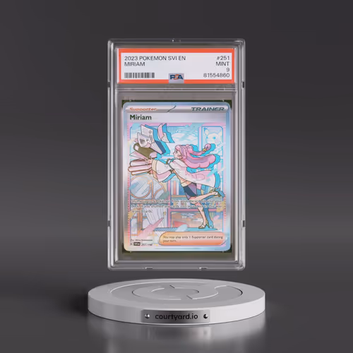 2023 Pokémon Svi EN-Scarlet & Violet #251 Miriam - Special Illustration Rare (PSA 9 MINT)