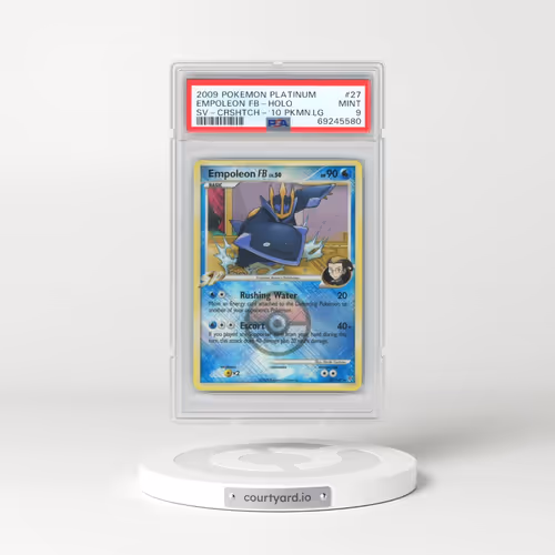 2009 Pokémon Platinum Supreme Victors #27 Empoleon FB - Holo Crosshatch-2010 Pokemon League (PSA 9 M