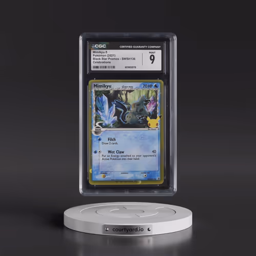 2017 Black Star Promos - Sword & Shield #SWSH136 Mimikyu ´ - Celebrations (Holo) (CGC 9 MINT)