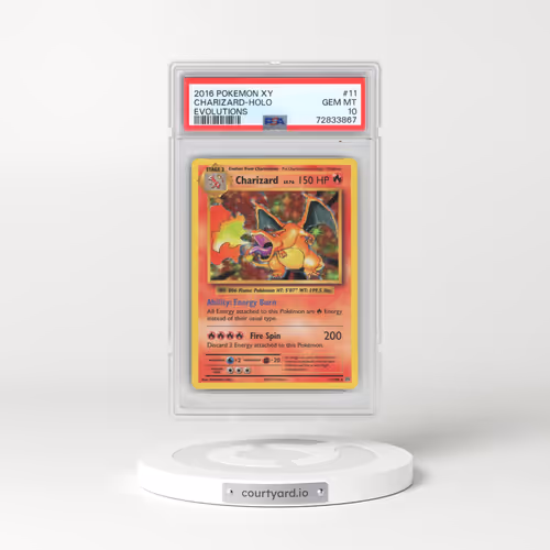 2016 Pokémon XY Evolutions #11 Charizard - Holo (PSA 10 GEM MINT)