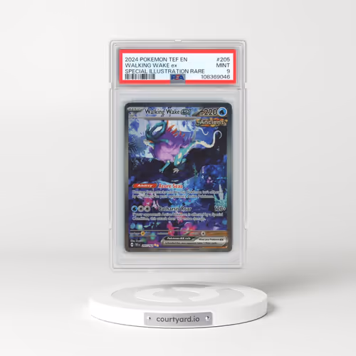 2024 Pokémon Tef EN-Temporal Forces #205 Walking Wake EX - Holo Special Illustration Rare (PSA 9 MIN