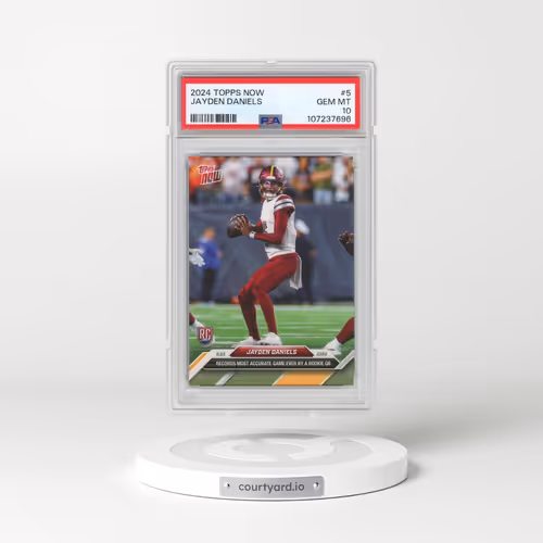 2024 Topps Now #5 Jayden Daniels (PSA 10 GEM MINT)