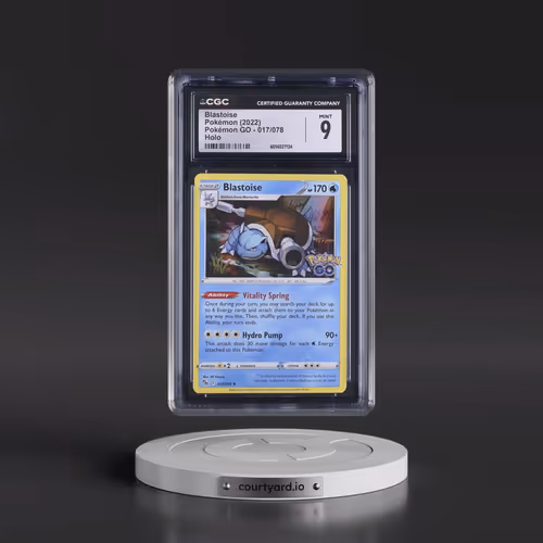2022 Pokémon GO #017/078 Blastoise - Holo (CGC 9 MINT)