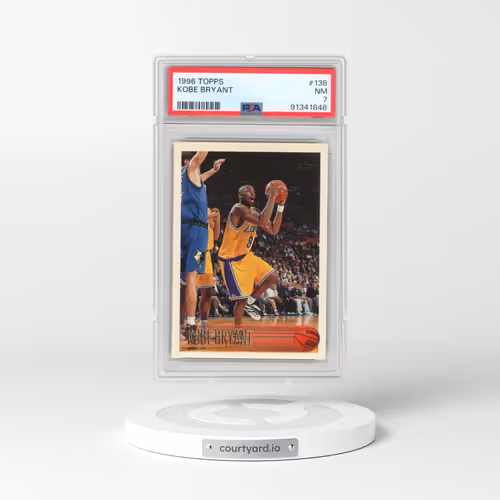 1996 Topps #138 Kobe Bryant (PSA 7 NM)