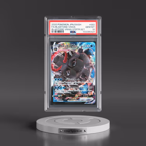 2020 Pokémon Sword & Shield Blastoise Vmax Starter Set #002 Blastoise Vmax - Full Art (PSA 10 GEM MI