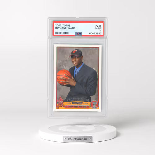 2003 Topps #225 Dwyane Wade (PSA 9 MINT)