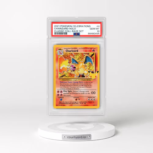 2021 Pokémon Celebrations Classic Collection #4 Charizard - Holo (PSA 10 GEM MINT)
