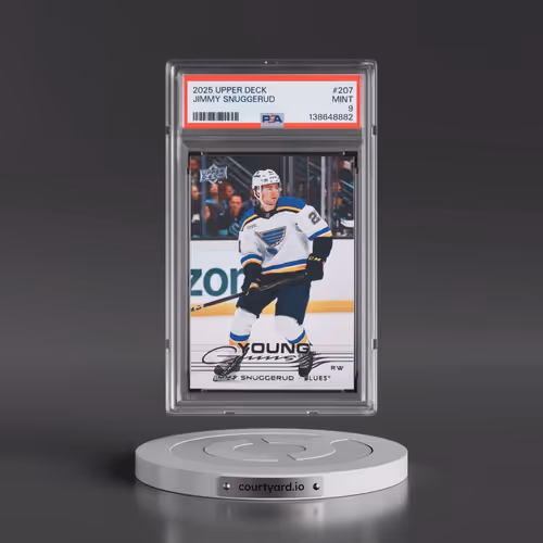 2025 Upper Deck #207 Jimmy Snuggerud (PSA 9 MINT)