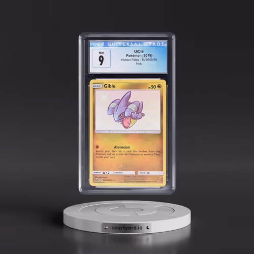 2019 Hidden Fates #SV38/SV94 Gible - Shiny Vault Holo (CGC 9 MINT)