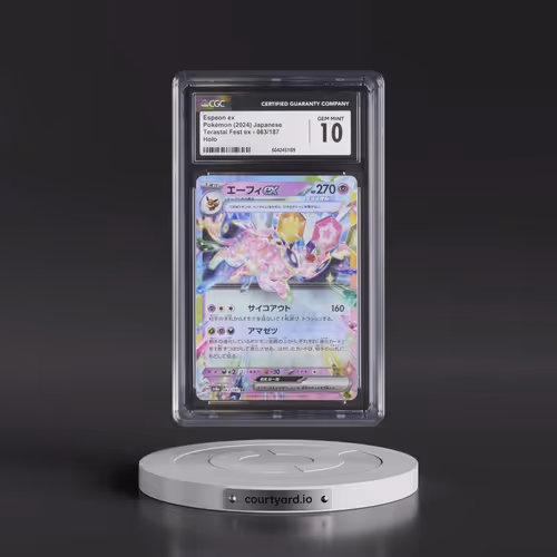 2024 Pokémon Sv8a-Terastal Fest EX #063 Espeon EX - Holo (CGC 10 GEM MINT)