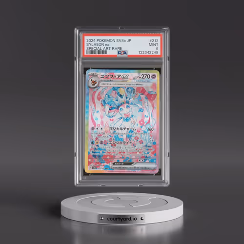 2024 Pokémon Sv8a-Terastal Fest EX #212 Sylveon EX - Holo Special Art Rare (PSA 9 MINT)