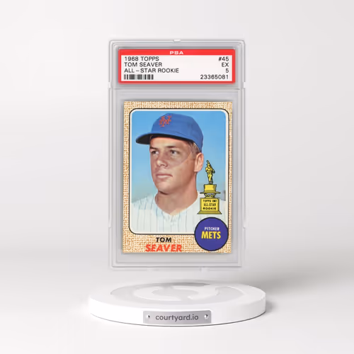 1968 Topps #45 Tom Seaver - All-Star Rookie (PSA 5 EX)