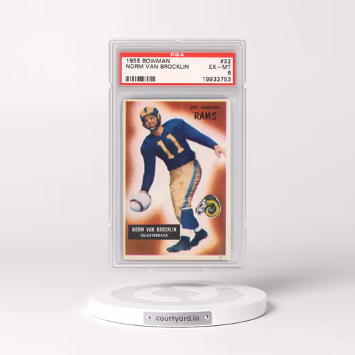 1955 Bowman #32 Norm Van Brocklin (PSA 6 EX-MT)