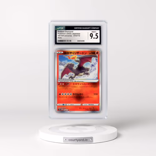 2022 VSTAR Universe #015/172 Radiant Charizard - Holo (CGC 9.5 MINT+)