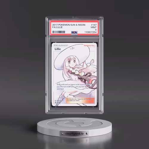 2017 Pokémon Sun & Moon #147 Lillie - Full Art (PSA 9 MINT)