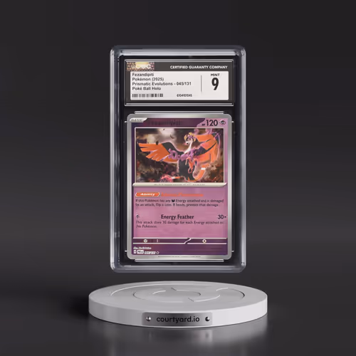 2024 Prismatic Evolutions - PRE EN #045/131 Fezandipiti - Poké Ball Holo (CGC 9 MINT)