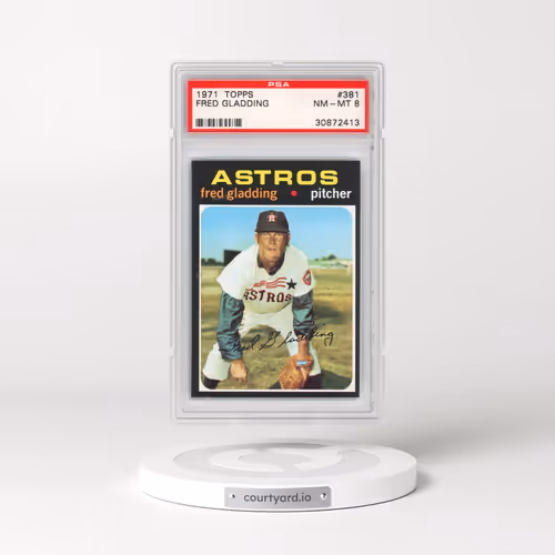 1971 Topps #381 Fred Gladding (PSA 8 NM-MT)