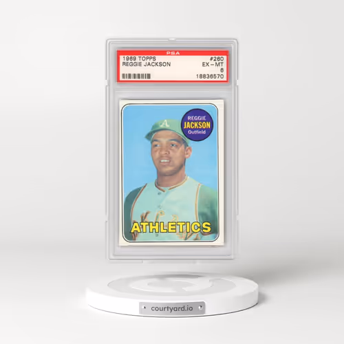 1969 Topps #260 Reggie Jackson (PSA 6 EX-MT)