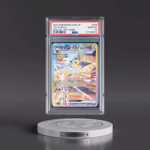 2024 Pokémon Sv8a-Terastal Fest EX #209 Jolteon EX - Holo Special Art Rare (PSA 10 GEM MINT)