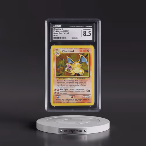 1999 Base Set #4/102 Charizard - Holo (CGC 8.5 NM-MT+)