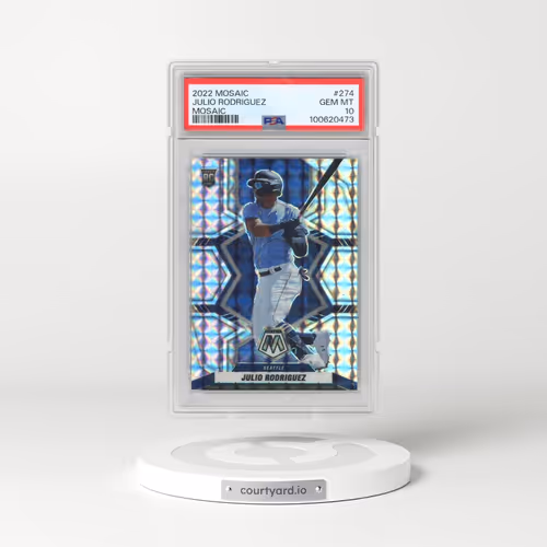 2022 Panini Mosaic #274 Julio Rodriguez - Mosaic (PSA 10 GEM MINT)