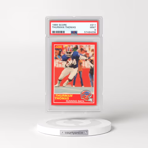 1989 Score #211 Thurman Thomas (PSA 9 MINT)