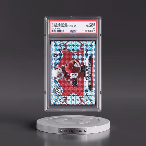 2024 Panini Mosaic #283 Marvin Harrison Jr. - Mosaic (PSA 10 GEM MINT)