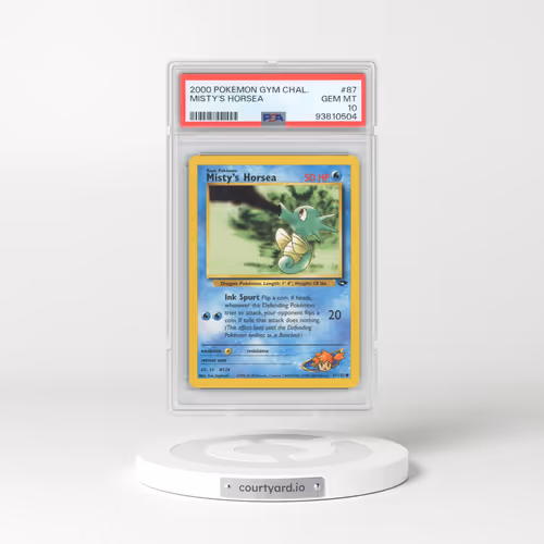 2000 Gym Challenge #87 Misty's Horsea (PSA 10 GEM MINT)