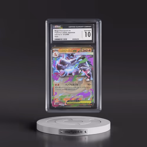 2025 Inferno X - M2 #013/080 Mega Charizard X ex - Holo (CGC 10 GEM MINT)