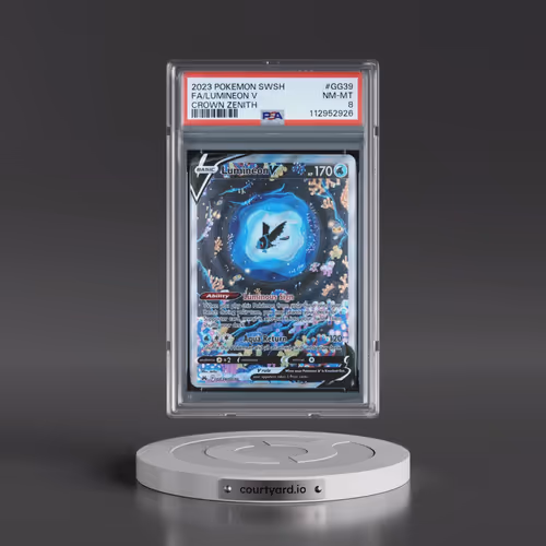 2023 Pokémon Sword and Shield Crown Zenith #GG39 Lumineon V - Holo Full Art (PSA 8 NM-MT)