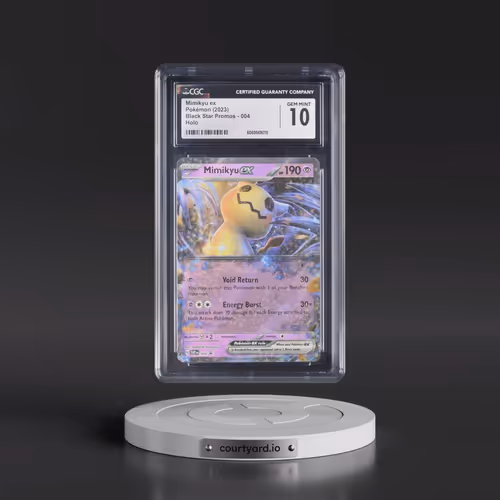 2023 Pokémon Svp EN-SV Black Star Promo #004 Mimikyu EX - Holo Mimikyu EX Sealed Product Promo (CGC