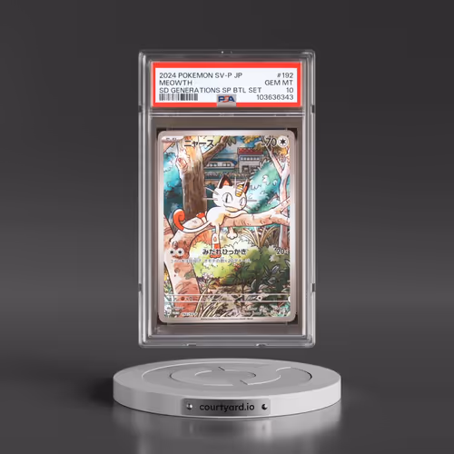 2024 Pokémon SV-P Promo #192 Meowth - Start Deck Generations Special Battle Set (PSA 10 GEM MINT)