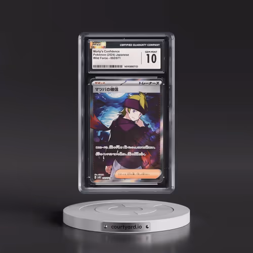 2024 Wild Force #092/071 Morty's Conviction - Super Rare Holo (CGC 10 GEM MINT)