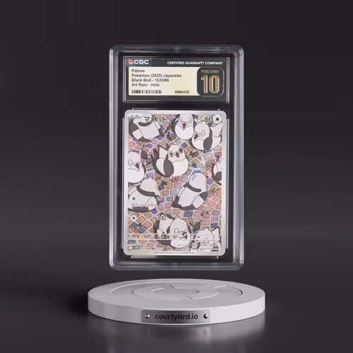 2025 Black Bolt - sv11B #153/086 Pidove - Art Rare Holo (CGC 10 PRISTINE)