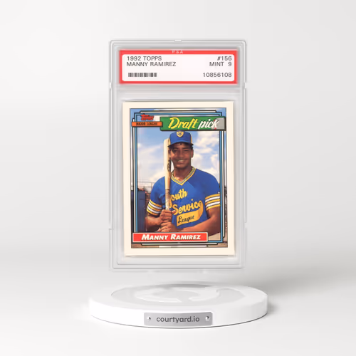 1992 Topps #156 Manny Ramirez (PSA 9 MINT)