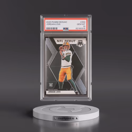 2020 Panini Mosaic #264 Jordan Love (PSA 10 GEM MINT)