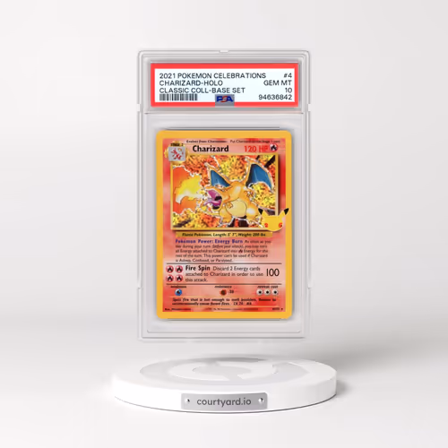 2021 Pokémon Celebrations Classic Collection #4 Charizard - Holo (PSA 10 GEM MINT)