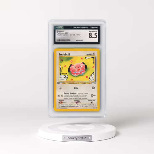 2001 Neo Revelation #55/64 Snubbull - 1st Edition (CGC 8.5 NM-MT+)