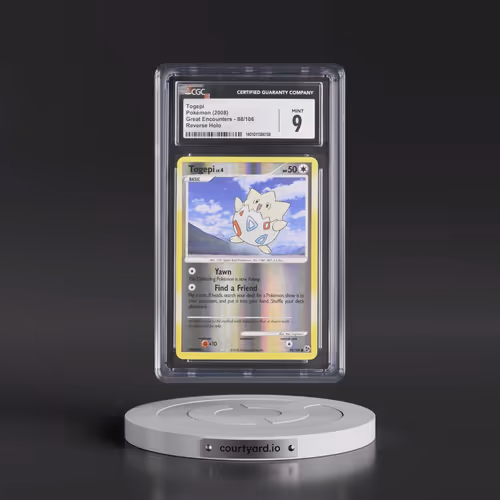 2008 Great Encounters #88/106 Togepi - Reverse Holo (CGC 9 MINT)