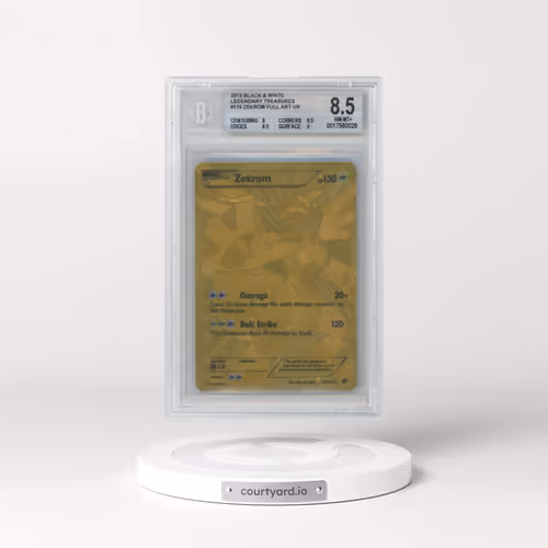 2013 Legendary Treasures #115 Zekrom - Secret Rare Holo (BGS 8.5 NM-MT+)