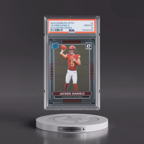 2024 Panini Donruss Optic 2014 Retro Series #2 Jayden Daniels (PSA 10 GEM MINT)